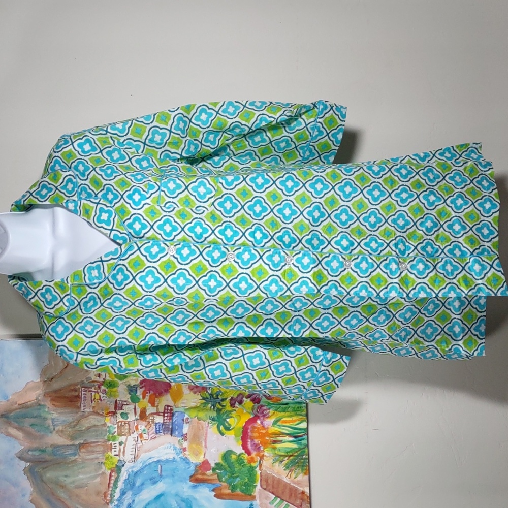 Malabar Bay Cotton Print Sleep Shirt